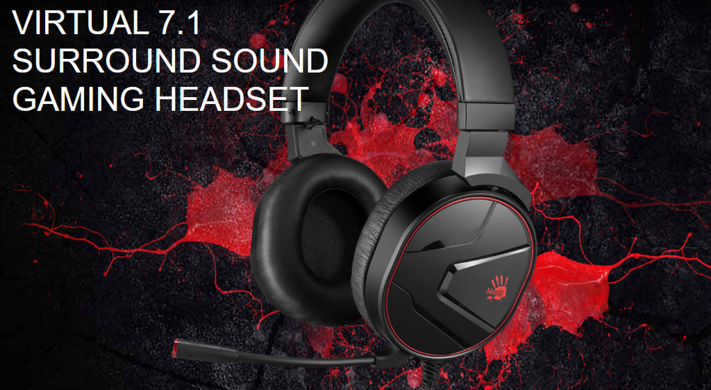 Bloody G600i Virtual 7.1 Surround Sound Gaming Headphones Price in Pakistan.