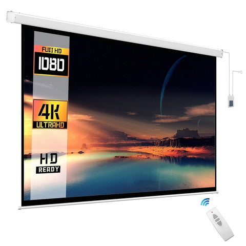 Optiview Screens Electric Projector Screen 9x12 - Pakistan