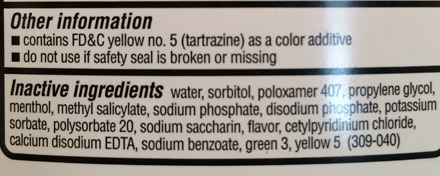 mouthwash ingredients