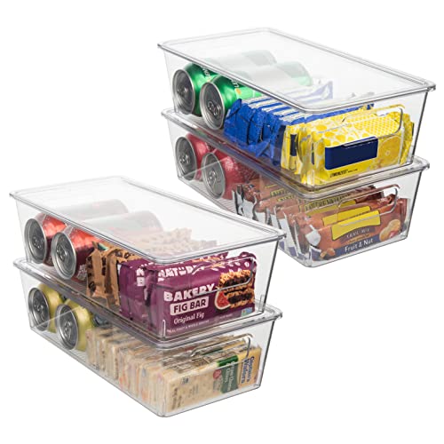 ReadySpace Extra Large Plastic Containers for Organizing and Storage Bins  for Closet, Kitchen, Office, Toys, or Pantry Organization, 14.75-Inch x