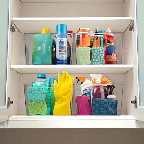 ReadySpace Extra Large Plastic Containers for Organizing and Storage Bins for Closet, Kitchen, Office, Toys, or Pantry Organization, 14.75-Inch x