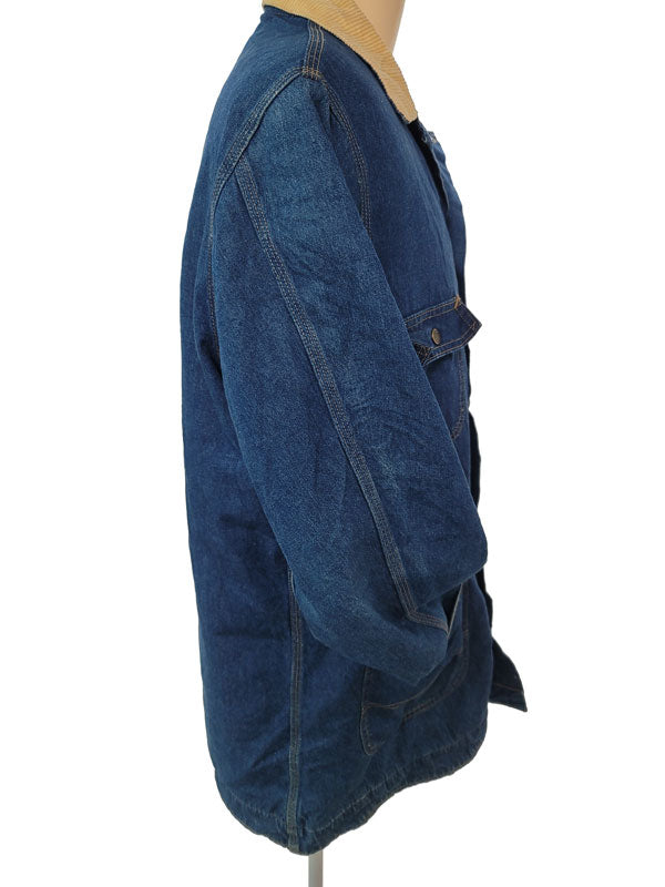 Vintage Sears Roebucks Blanket Lined Denim Barn Jacket Size L