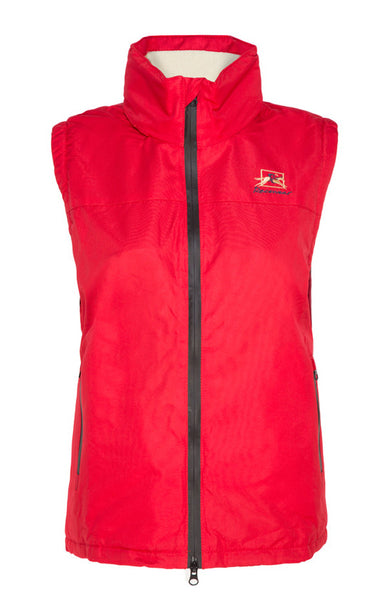 Paul Carberry Racewear PC Sleeveless Fleece Warmer in Red - Outdoor Clothing