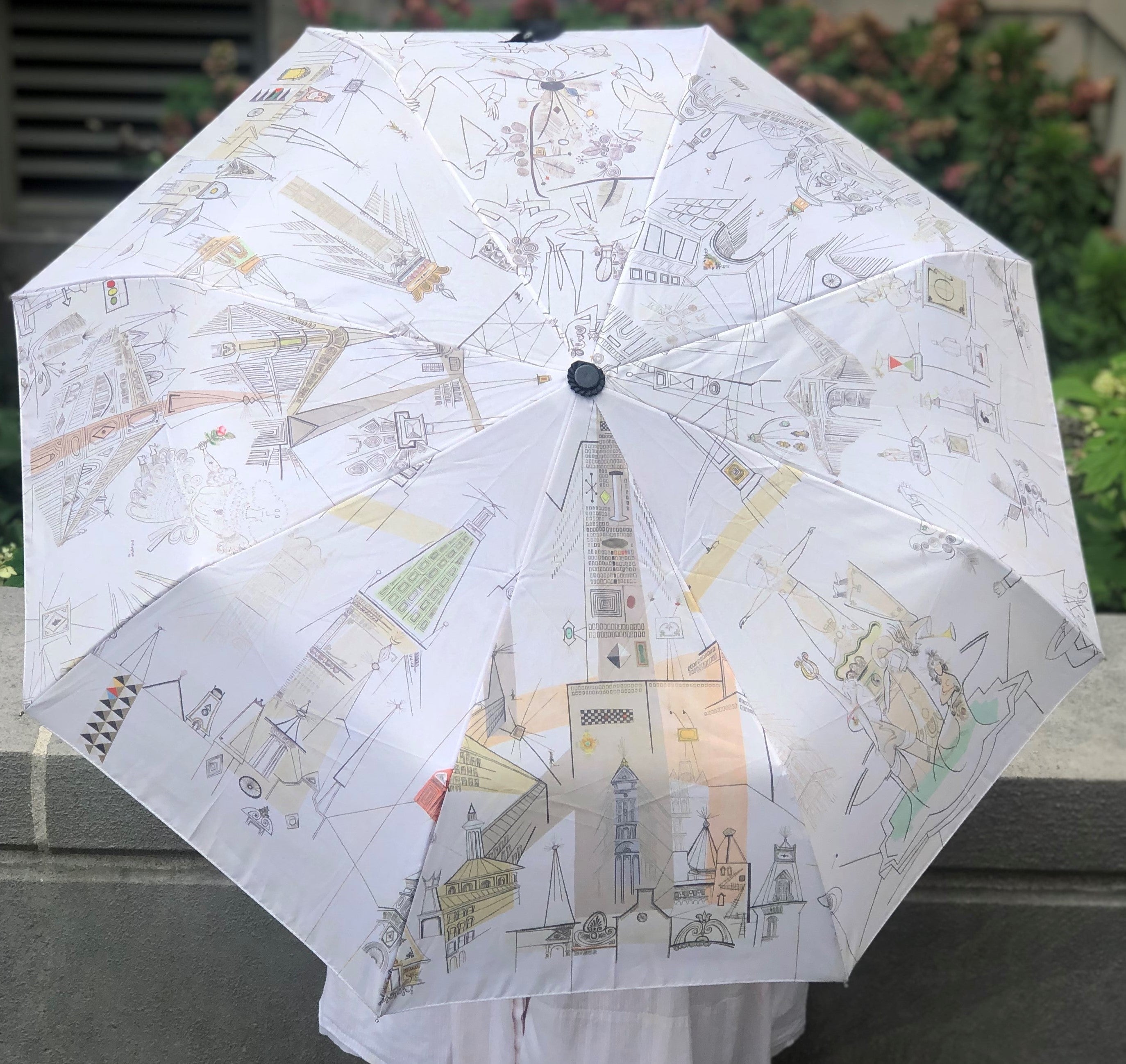 Saul Steinberg Travel Umbrella Cincinnati Art Museum