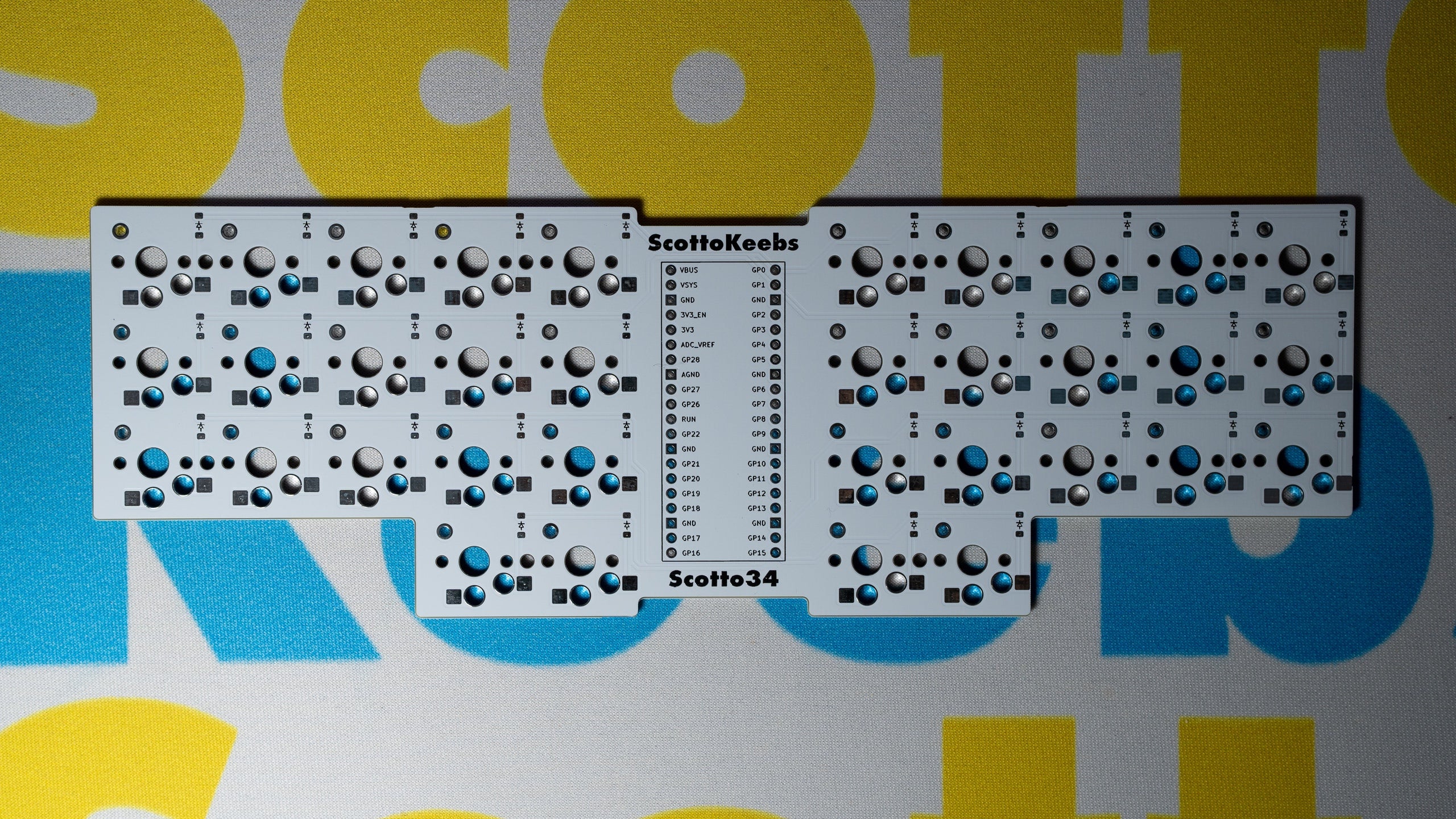 Scotto34 (PCB Edition) white PCB.