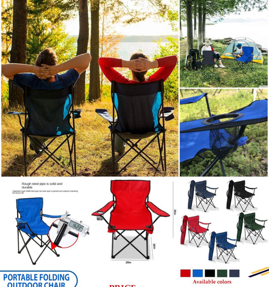 Folding Camping Chair with Shadow Sky, Portable Beach Outdoor Fishing –  Megamall Online Store
