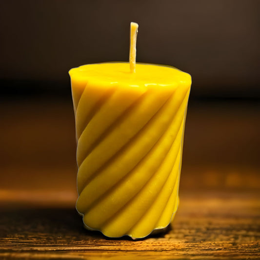 Spiral Ball Beeswax Candle