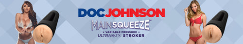 Doc Johnson Main Squeeze Variable Pressure ULTRASKYN Stroker Banner
