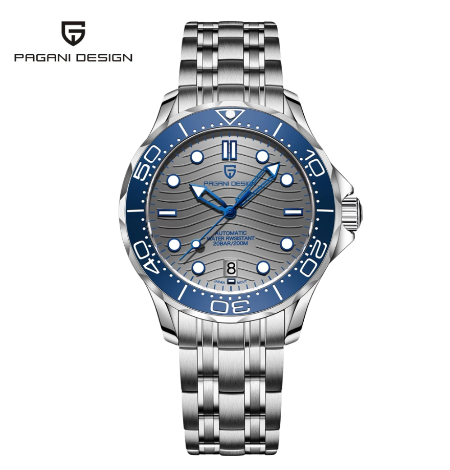 PAGANI DESIGN PD1685 Men's Automatic Dive Watch Seamaster Homage – SNOB SHOP