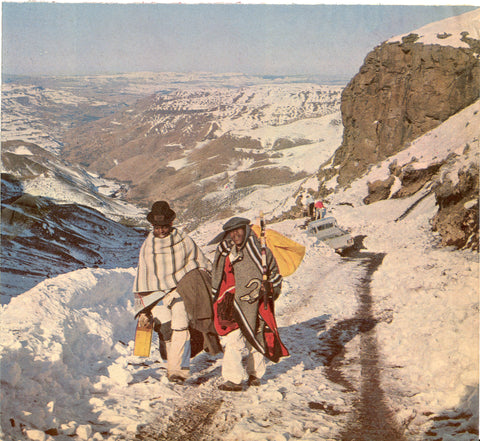 Locals on the Sani Pass.
