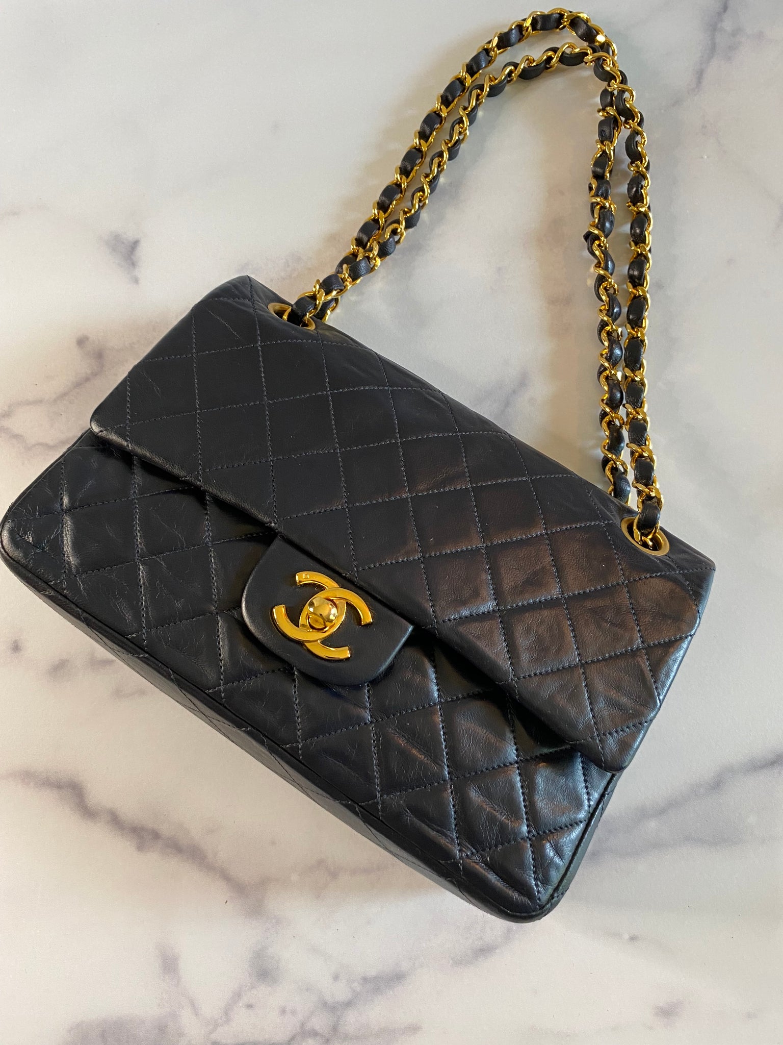 Chanel Vintage Double Sided Flap Bag Quilted Lambskin Small at 1stDibs  chanel  double sided flap bag chanel double face bag chanel double sided bag