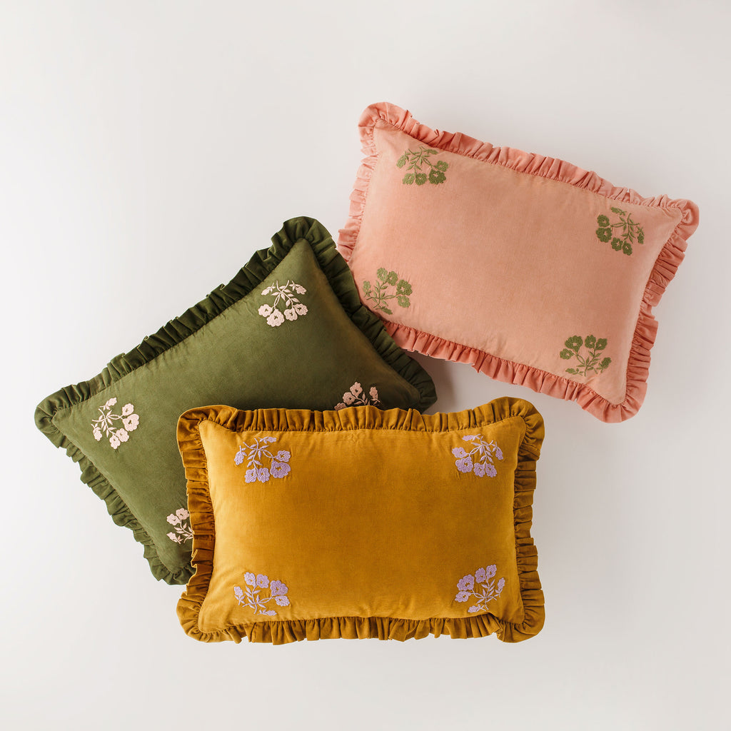 spring refresh colourful cushions