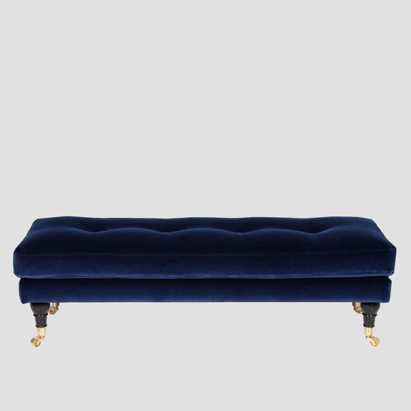 Ester Deep Blue Velvet Bench – Att Pynta