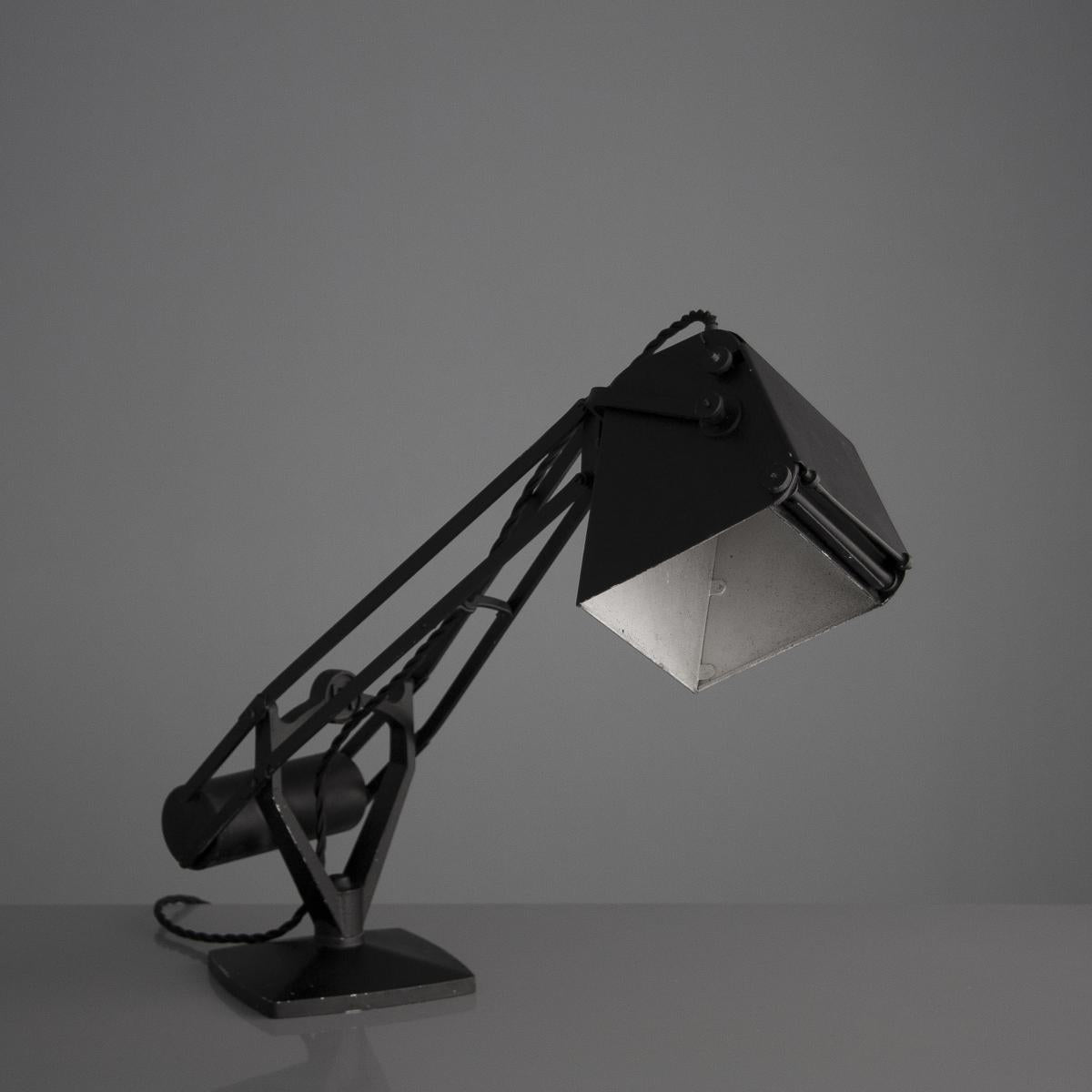 Black vintage map reading lamp