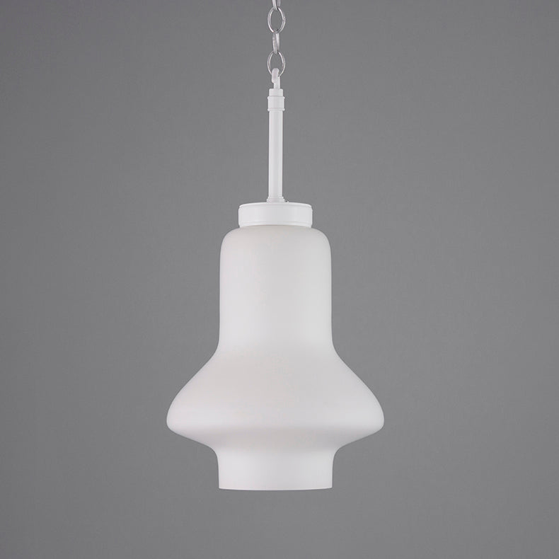 Retro opaline glass pendant lights