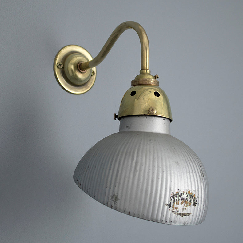 1920s glass wall light by GEC