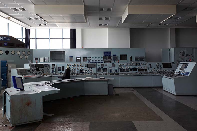 Central Control Room at Eggborough Power Station