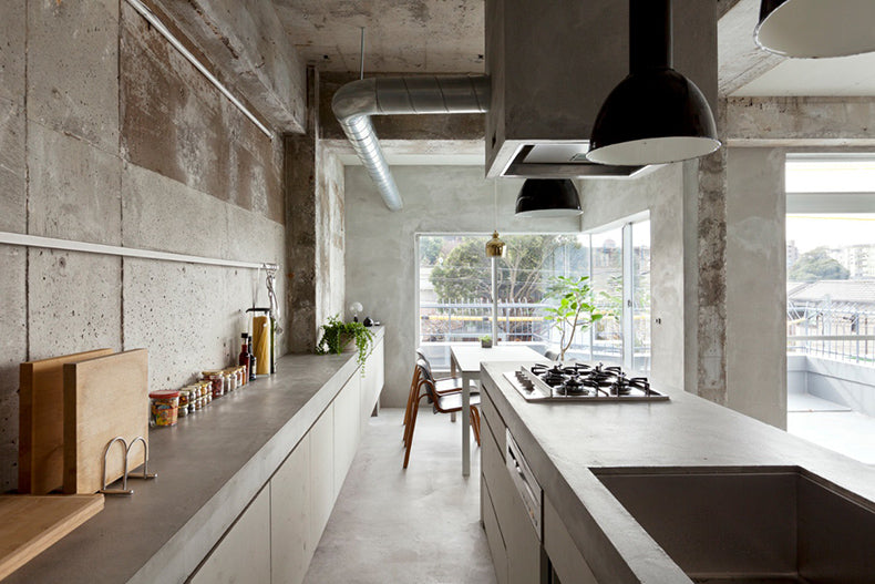 Concrete apartment Japan