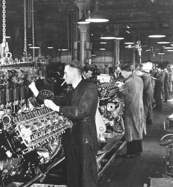 Rolls Royce factory Floor