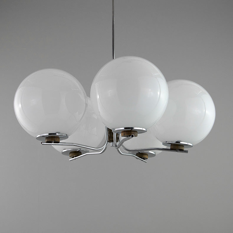 Vintage Czech Opaline Chandelier 