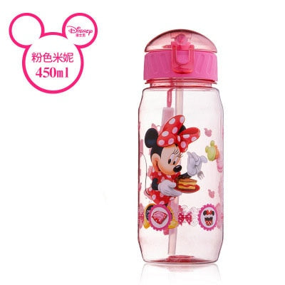 Disney Minnie Mickey Feeding Cup with straw Cartoon snow White