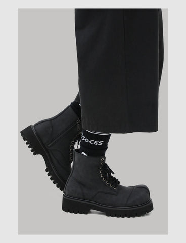 Deconstructed Thick-soled Martin Boots