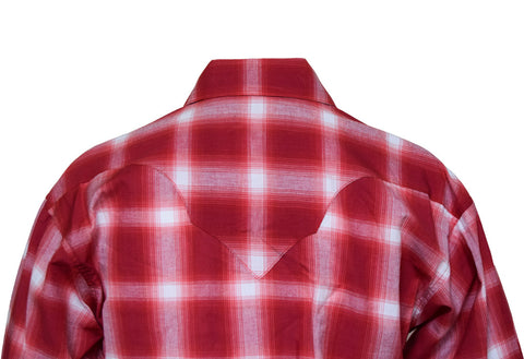 Rockmount Red and White Plaid/Checked Western Cowboy Shirt – Bronco Bill's