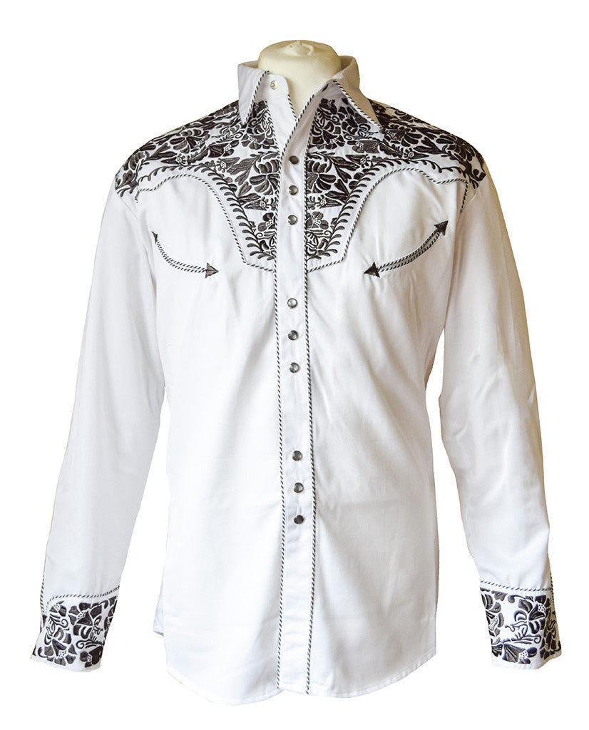 cowboy shirt white