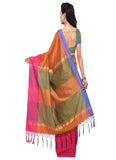 Generic Women's Cotton Silk Saree (Multi, 5-6 Mtrs)