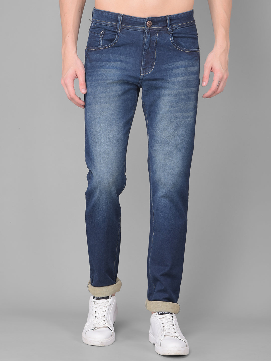 Cobb Blue Boot Cut Jeans