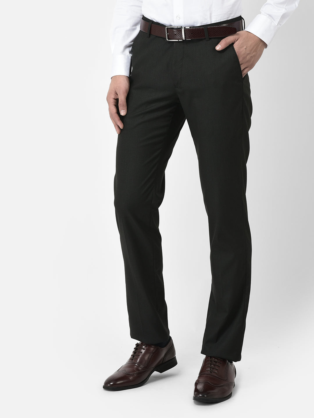 Elevate Your Formal Attire with Cobb Black Ultra Fit Formal Trouser