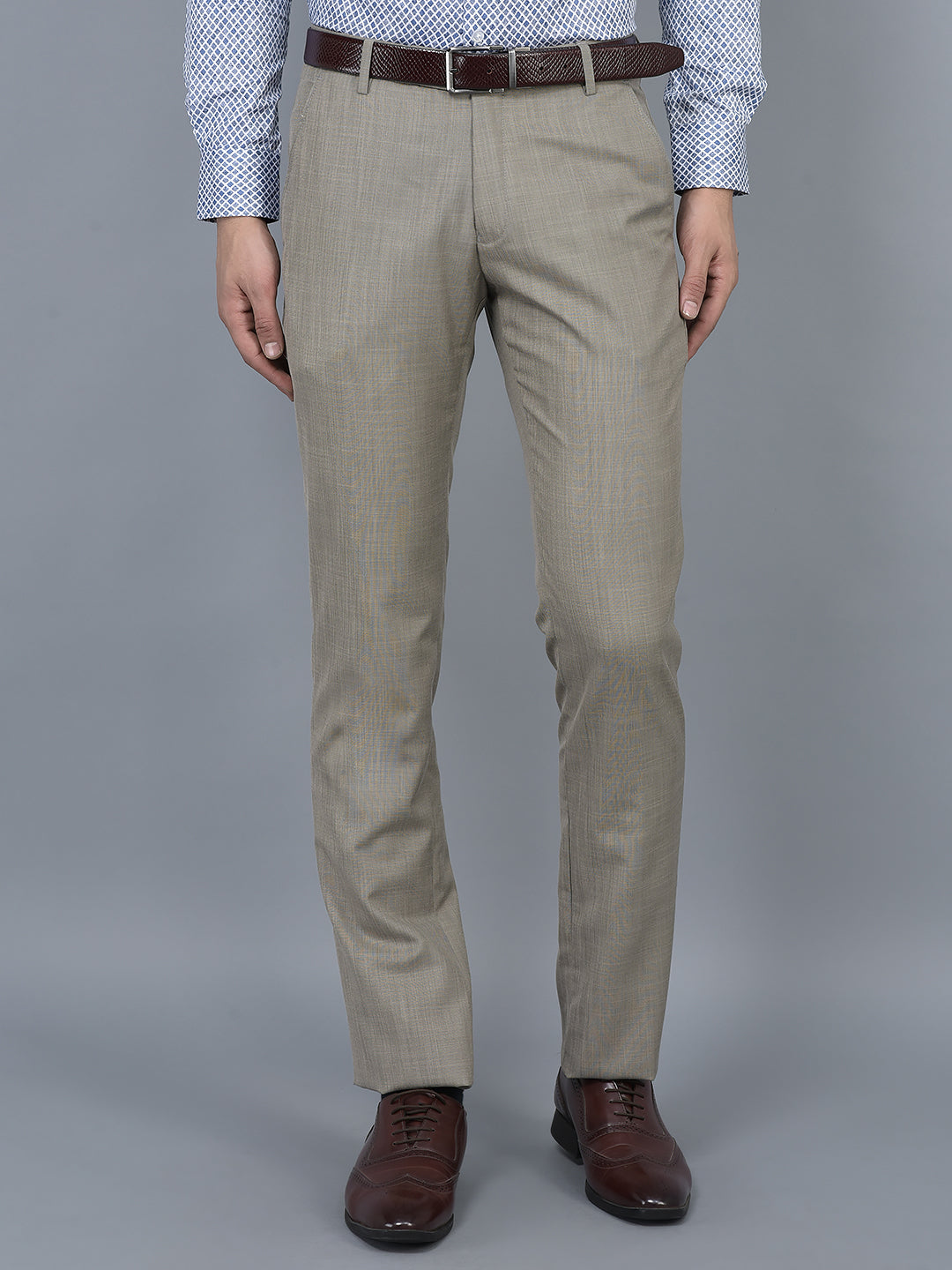 Mens formal cotton premium fabric trousers