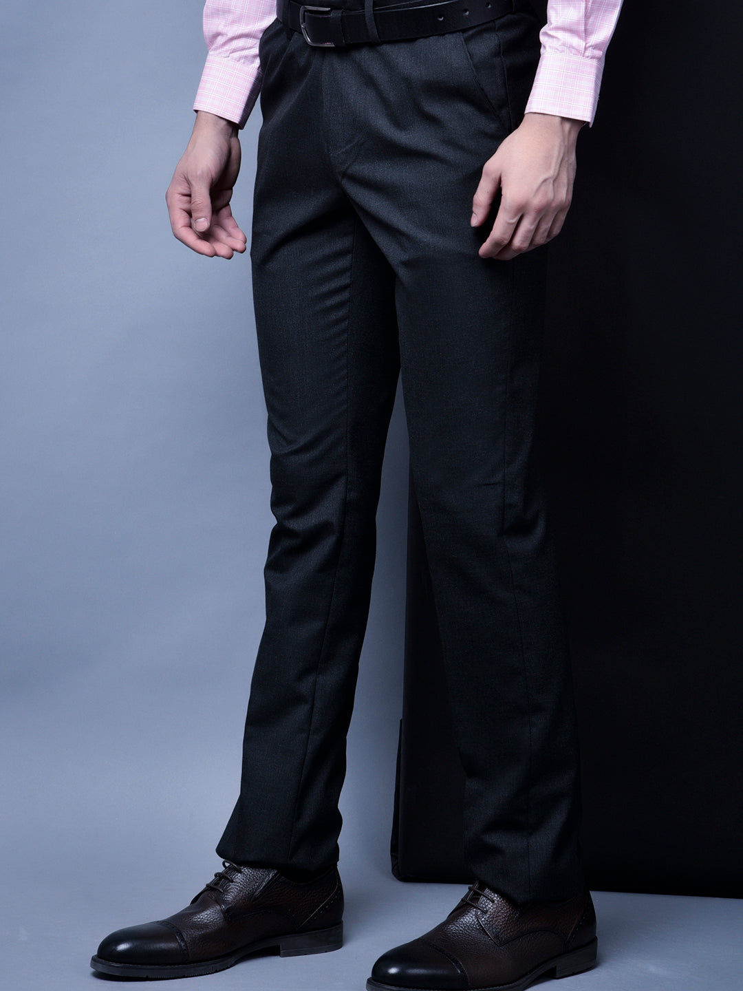 Park Avenue Formal Trousers  Buy Park Avenue Blue Self Design Super Slim  Fit Trouser Online  Nykaa Fashion