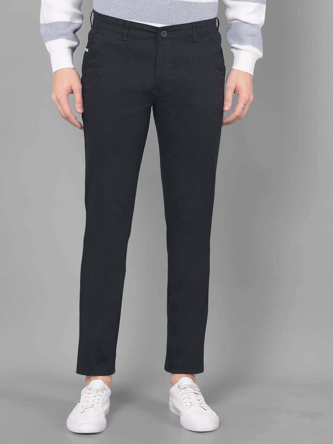 Cotton Navy Blue Ladies Formal Pant at Rs 295/piece in New Delhi