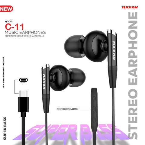 Maxon C-11 Type-C Handsfree Price in Pakistan