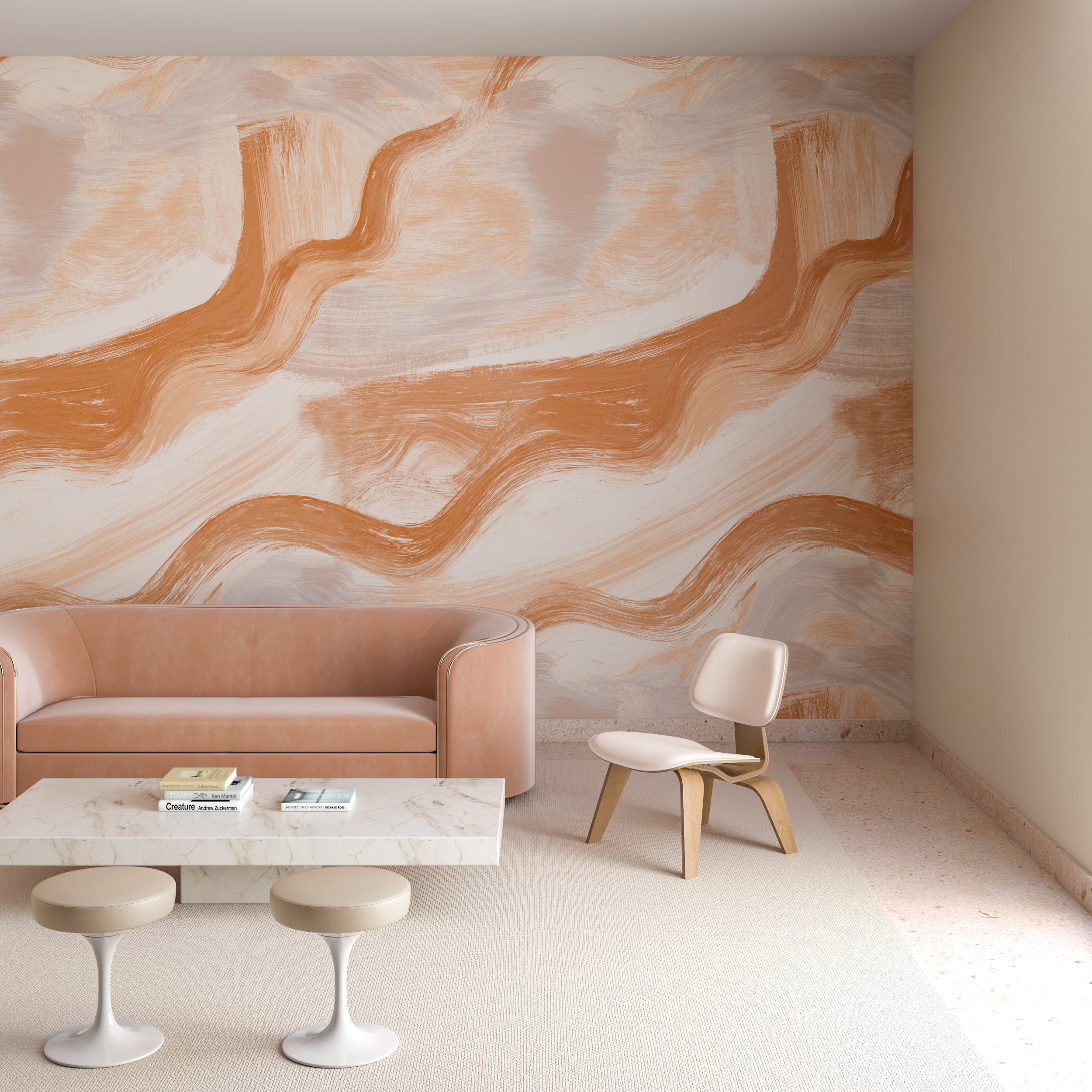 Drop it MODERN on Instagram OCEANIC Mural Wallpaper in Agate     dropitmodern wallpaper design interiordesign  homedecor paintedwallpaper