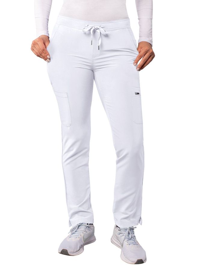Adar Women's Skinny Leg Cargo Pant - White