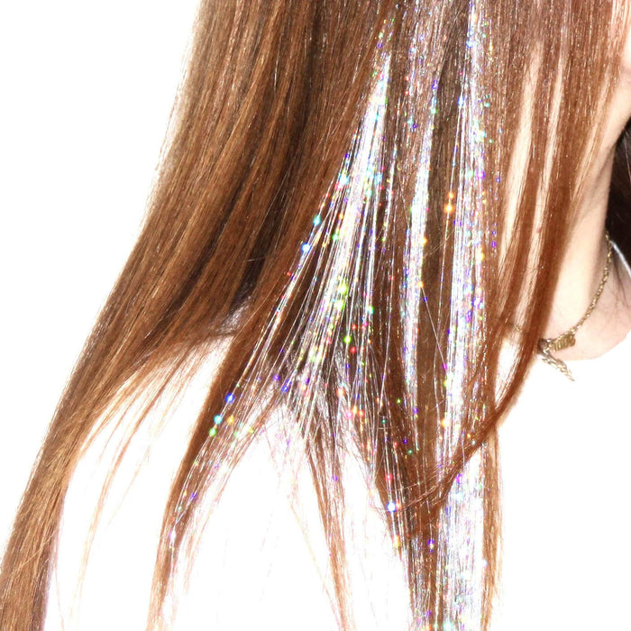 logboek Kennis maken Oeganda Tinsel Glitter Hair Extensions — Lydeleon