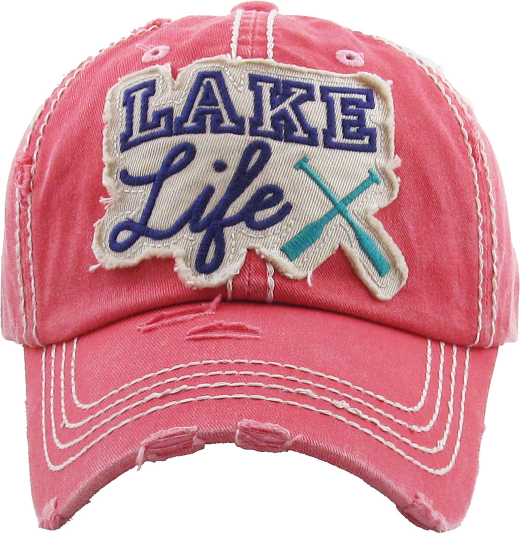 lake life ball cap