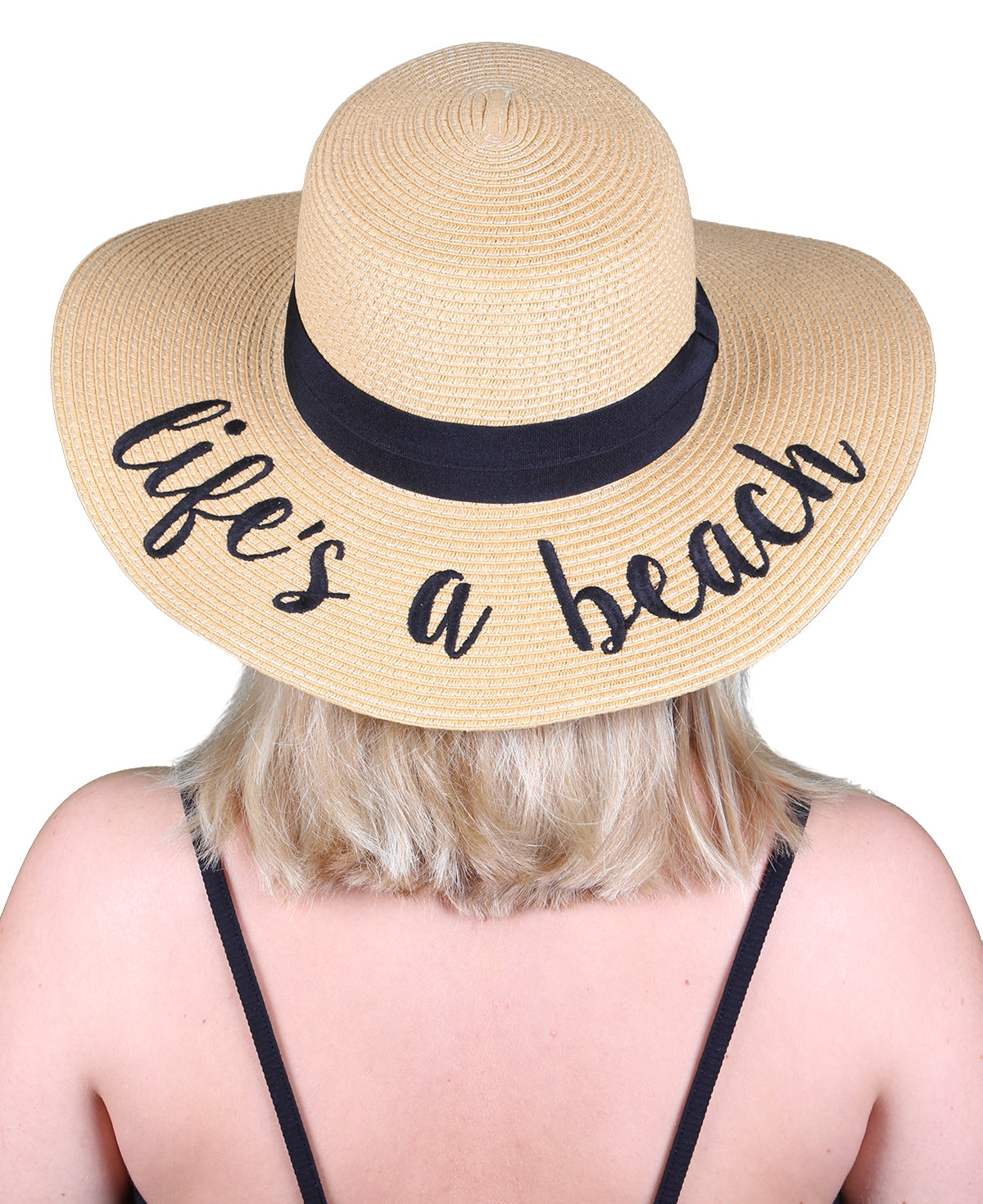 Lifes a beach hat rose all day hat do not disturb hat straw hat summer ...