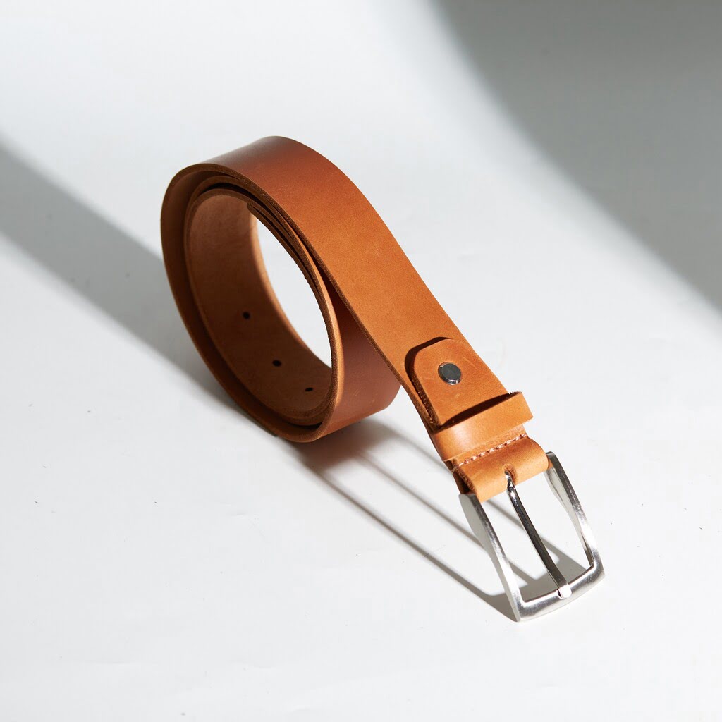 New Parallel Minimalistic Leather Belt