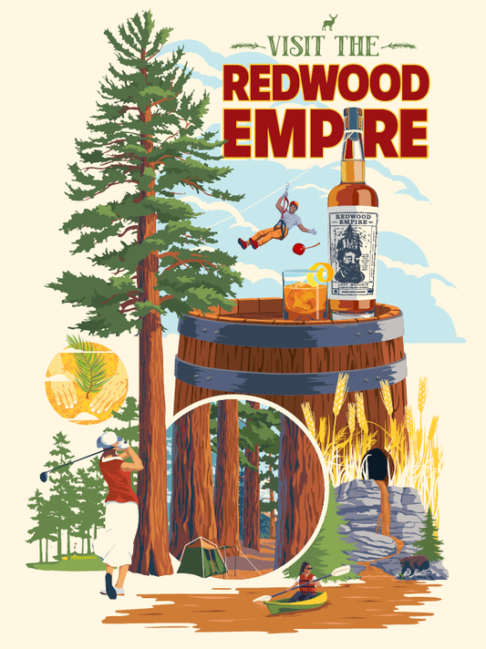 High Camp Flask 750ml (Pipe Dream) – Redwood Empire Whiskey Merch