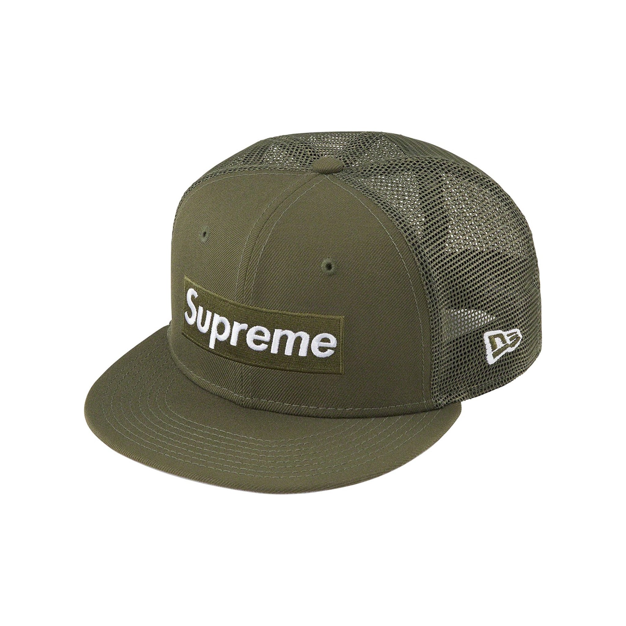 Supreme Box Logo Mesh Back New Era Cap Blue – STEALPLUG KL