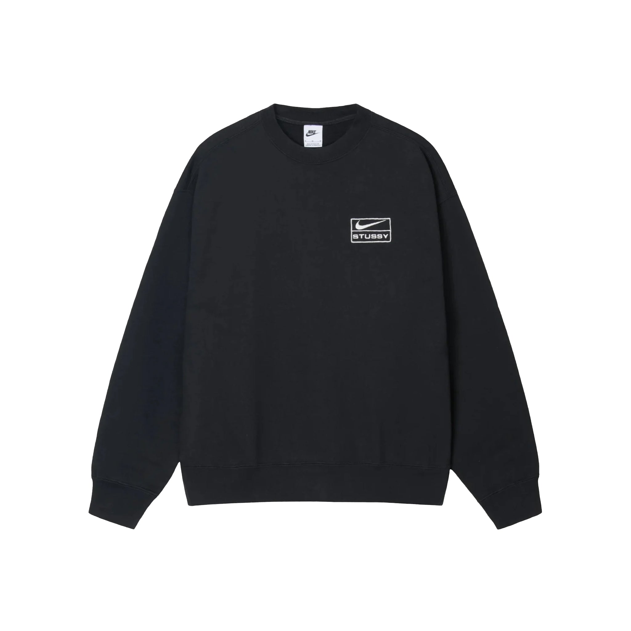 Nike x Stüssy International Crewneck Sweatshirt Black – STEALPLUG KL