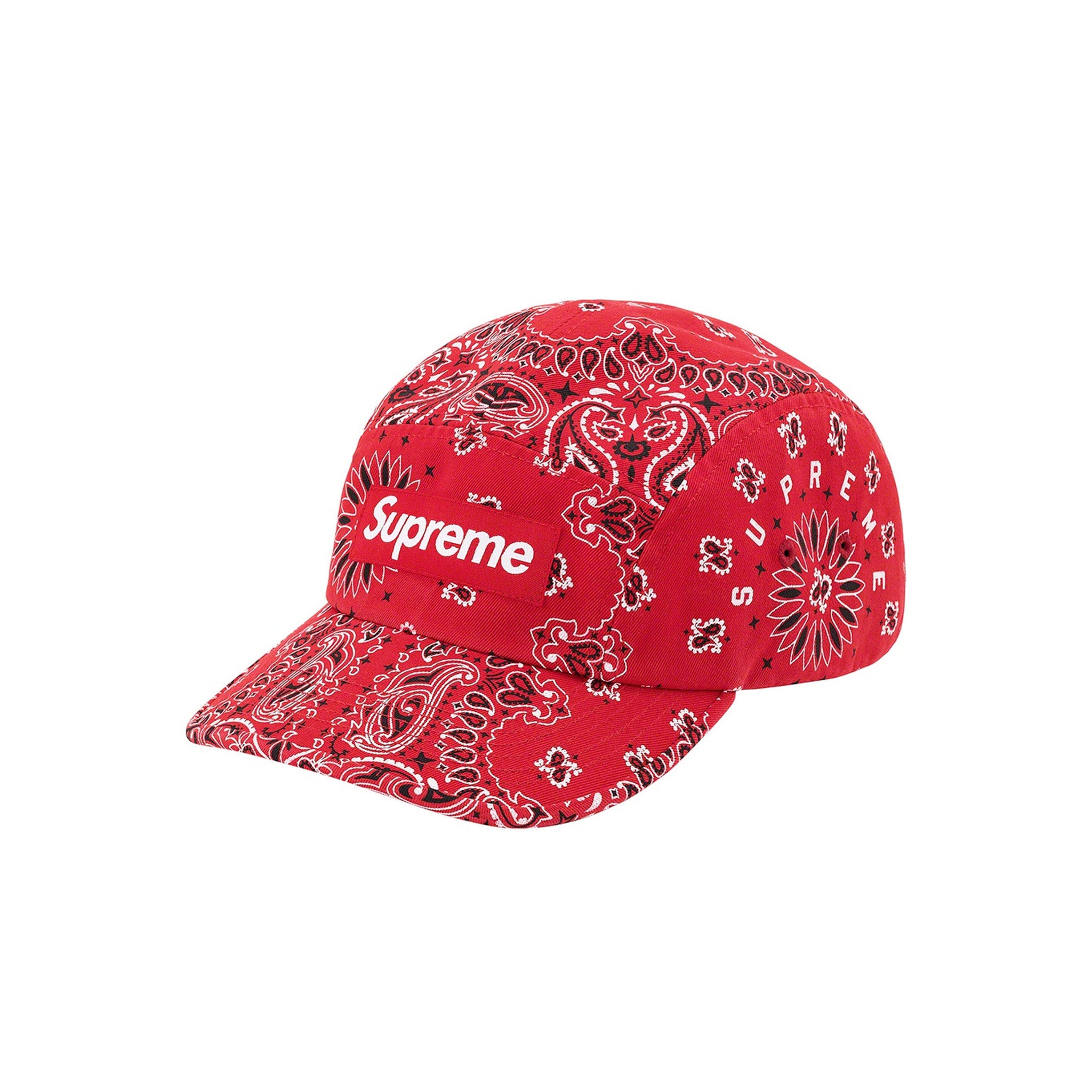 Supreme Frayed Logos Denim Camp Cap Blue – STEALPLUG KL