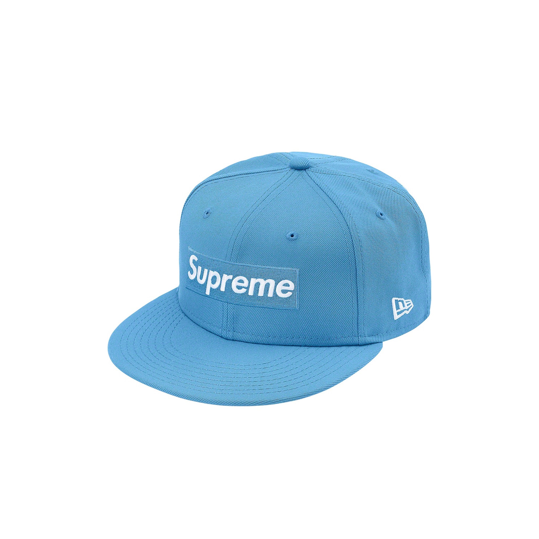 Supreme Box Logo Mesh Back New Era Cap Blue – STEALPLUG KL