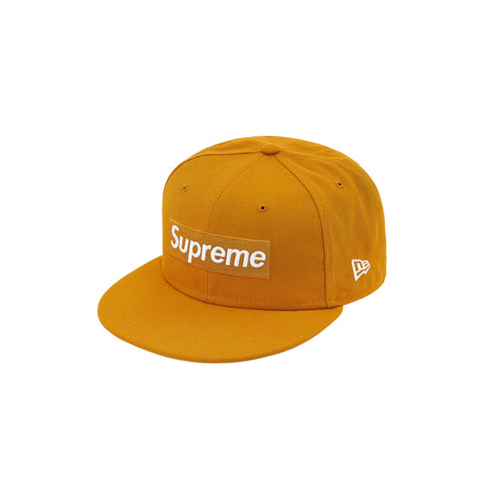 Supreme X New Era Box Logo Beanie In Orange