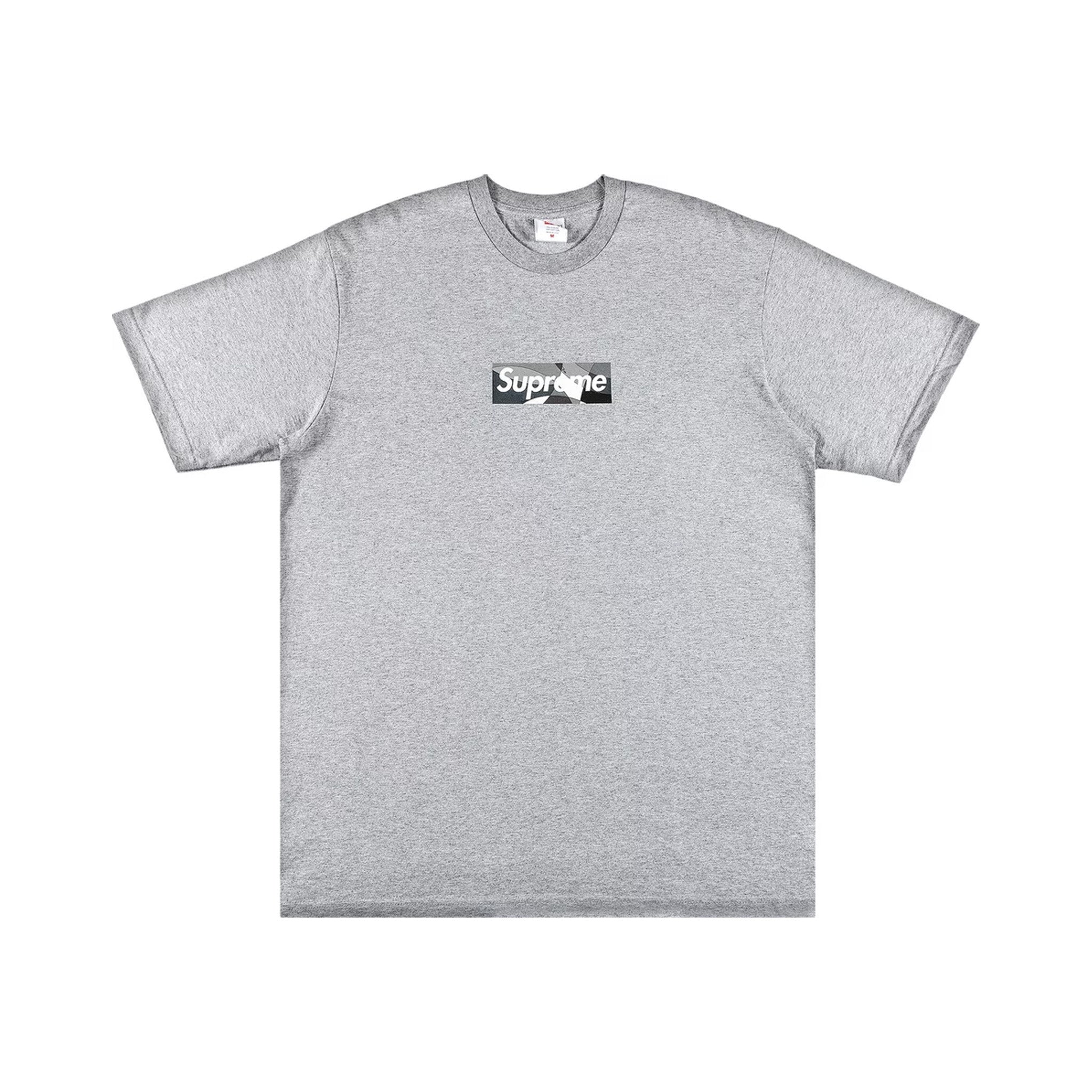 Supreme Emilio Pucci Box Logo Tee Grey/Pink – STEALPLUG KL