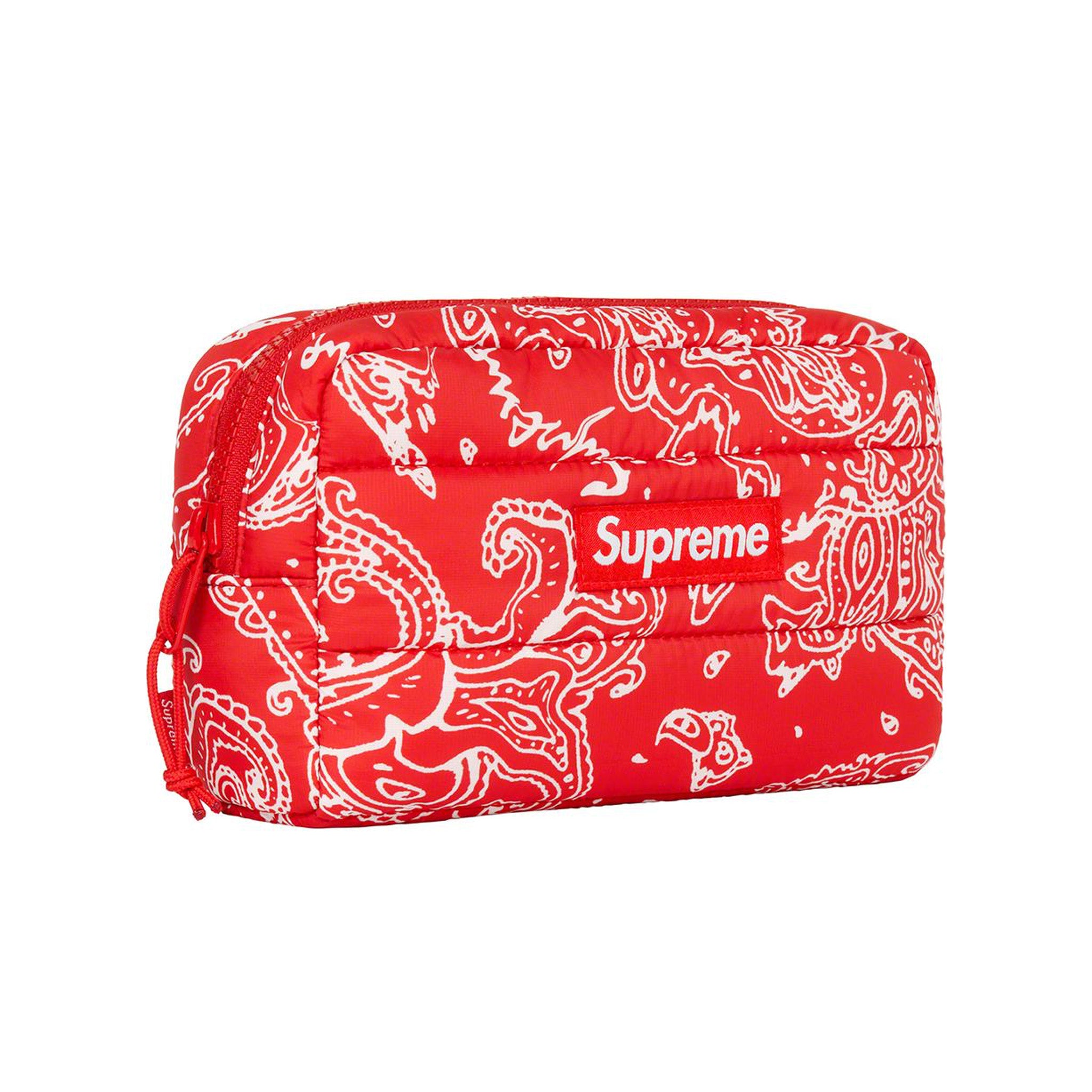 Supreme Puffer Side Bag Red Paisley 赤 公式サイトの通販