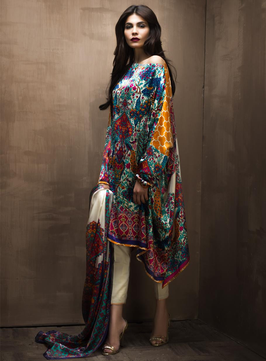 3B - Sana Safinaz Silk Collection 2015 – YourLibaas